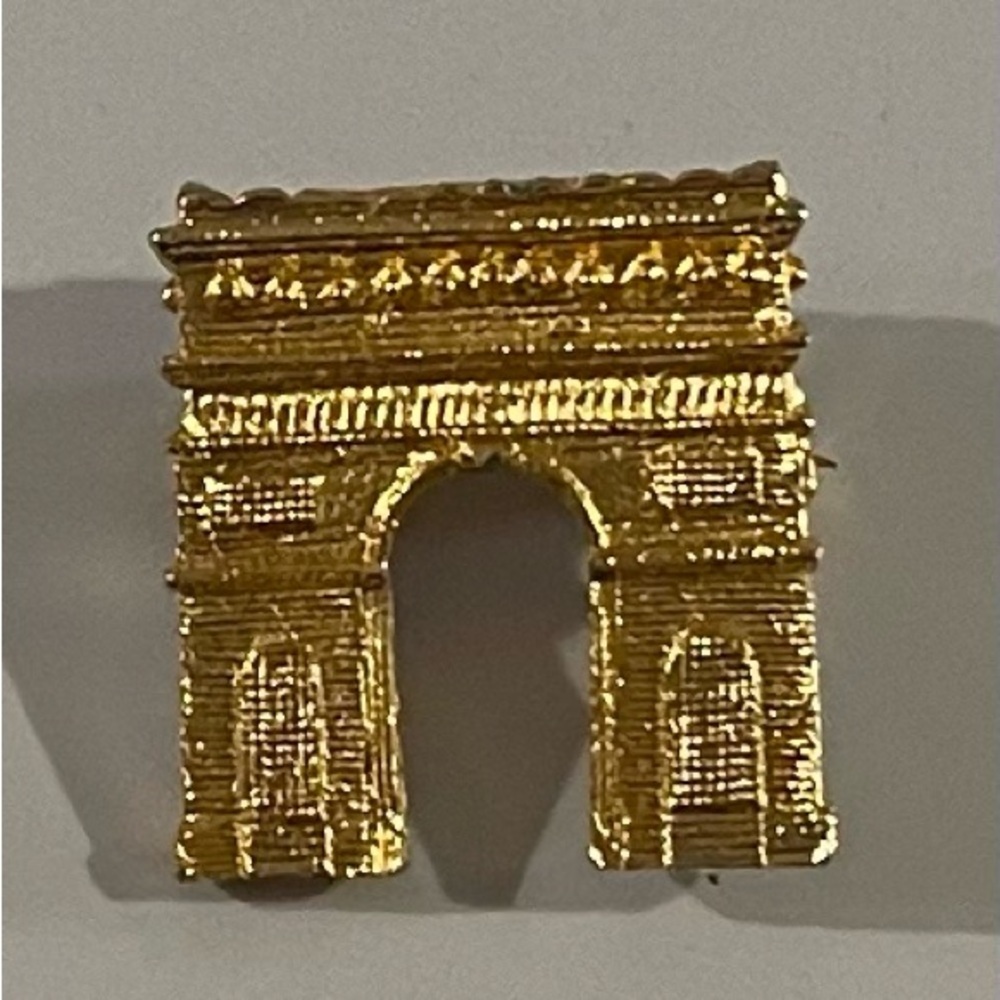 Gold Landmark Brooch